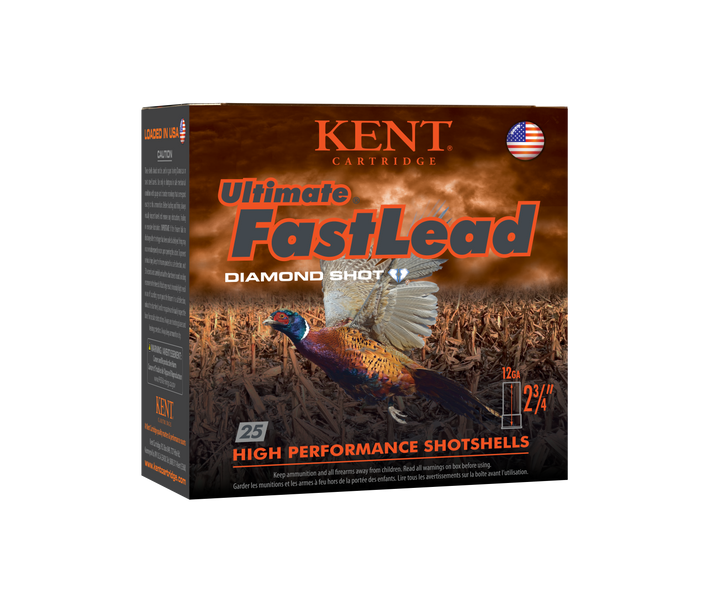Kent Cartridge Ultimate Fast Lead 12 Gauge 1 1/2 Oz 2.75in 6 Shot Shotgun Ammo - 25RD Box - K122UFL42-6