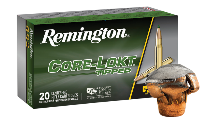 Remington Core-Lokt Tipped - .300 Winchester Short Magnum - Polymer Tip - 150 Grain - 20RD Box