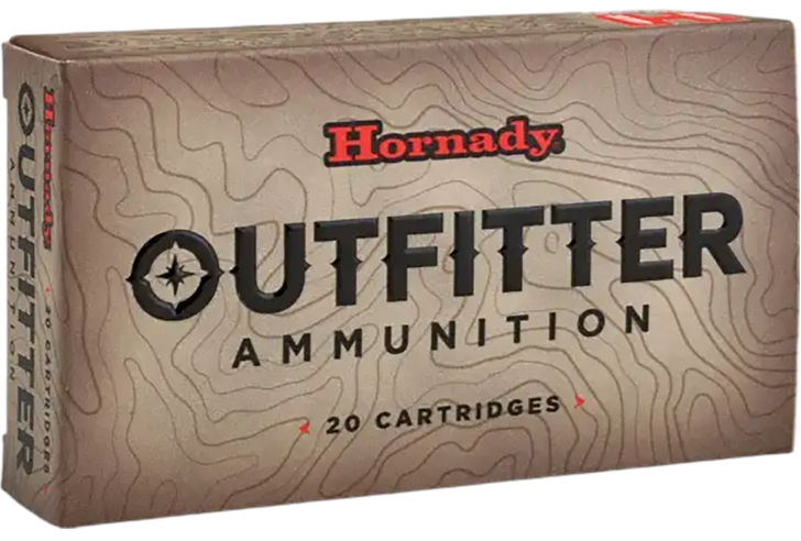 Hornady Outfitter 6.5mm Creedmoor 120 Grain Copper Solid CX Brass Cased - Rifle Ammo - 20RD Box - 814874