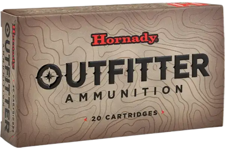 Hornady Outfitter 6.5mm PRC 130 Grain Copper Solid CX Brass Cased - Rifle Ammo - 20RD Box - 81622