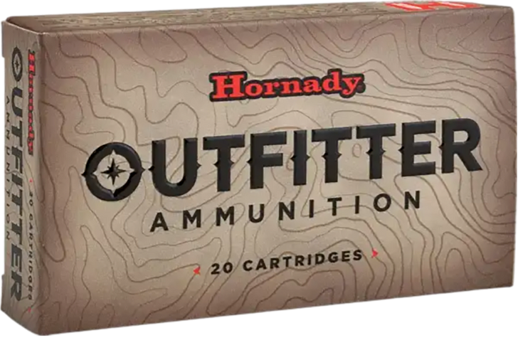 Hornady Outfitter .300 Weatherby Magnum 180 Grain Copper Solid CX Brass Cased - Rifle Ammo - 20RD Box - 822124