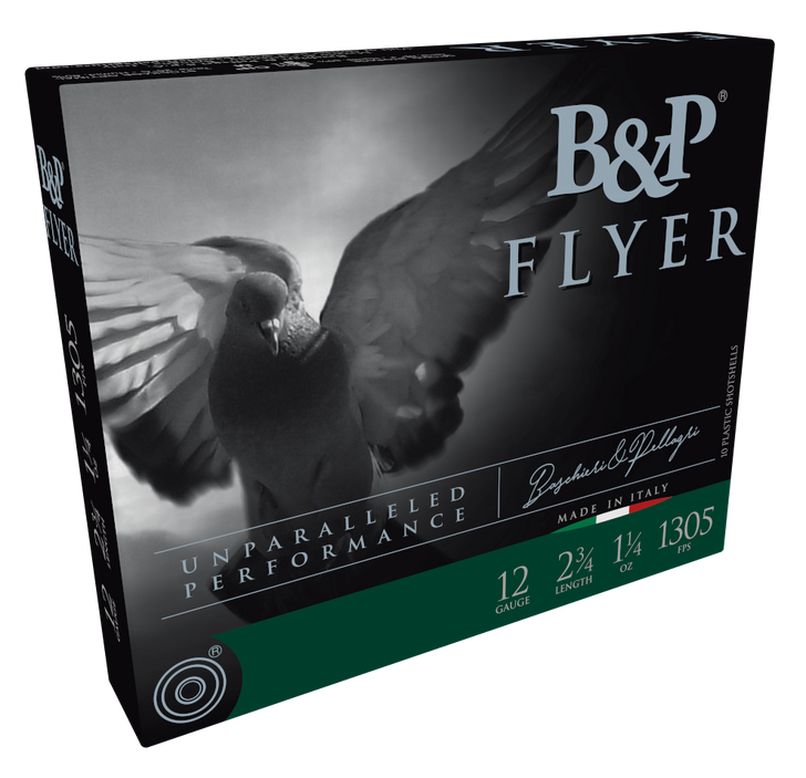B&p Ammunition Competition Flyer, B&p 12b14p75  Pigeon    12 2.75 7.5  1-1/4   10/10