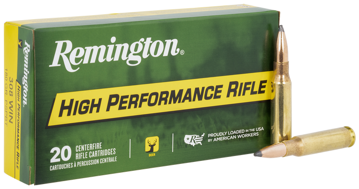 Remington 308 Win 180 Grain PSPBT - Rifle Ammo - 20RD Box - R21473