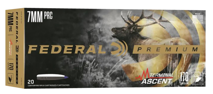 Federal 7mm PRC 170 Grain Terminal Ascent  - 20RD Box - P7PRCTA3