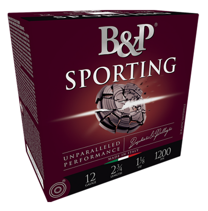 Baschieri & Pellagri Sporting Clay 12 Gauge 1 Oz 2.75in Shotgun Ammo - #8 - 25RD Box - 12B1SCL8