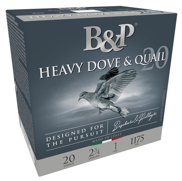 Baschieri & Pellagri Dove & Quail 20 Ga. 1 Oz. 20 Gauge 1 Oz 2.75in Shotgun Ammo - #8 - 25RD Box - 20BD8