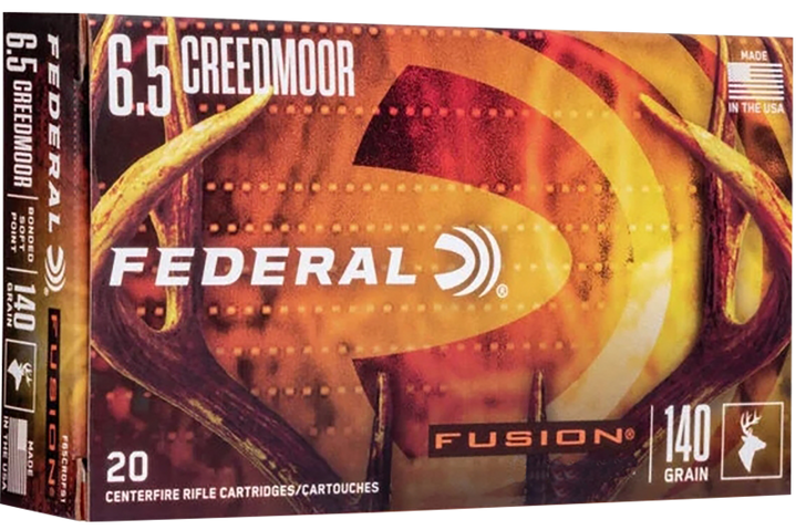 Federal 6.5 Creedmoor 140 Grain Soft Point Tipped  - 20RD Box - F65CRDTFS1