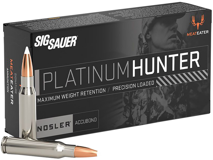 SIG SAUER Platinum Hunter .270 Win 150 Grain Nosler Accubond Brass Cased - Rifle Ammo - 20RD Box
