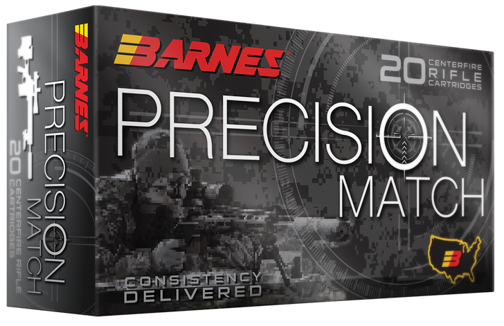 Barnes Match .223 Remington 55 Grain  OTM BT  - 20RD Box