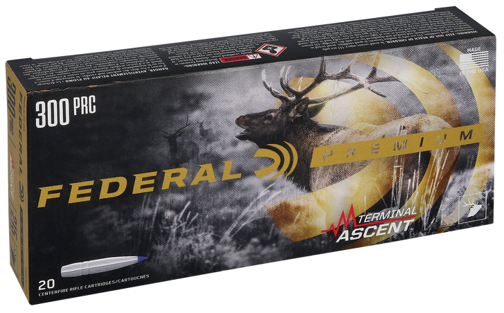 Federal 300 PRC 210 Grain Terminal Ascent Rifle Ammo - 20RD Box - P300PRCTA3