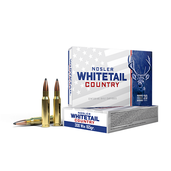 Nosler Whitetail Country, Nos 40120 Wca  308win    165g Sb Sp  20/10