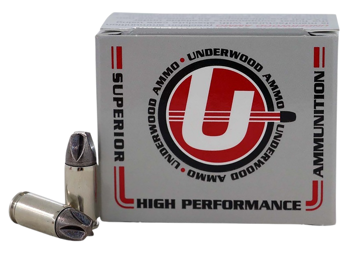Underwood Ammo - Xtreme Defender - .380 ACP 68 Grain Solid Monolithic - Nickel Brass - 20RD Box