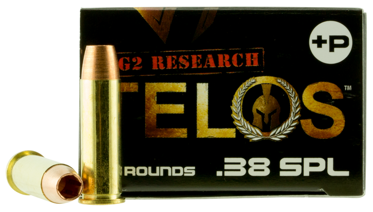 G2 Research TELOS 38SPL+ Telos 38 Special +P 105 Gr Copper Hollow Point - 20RD Box