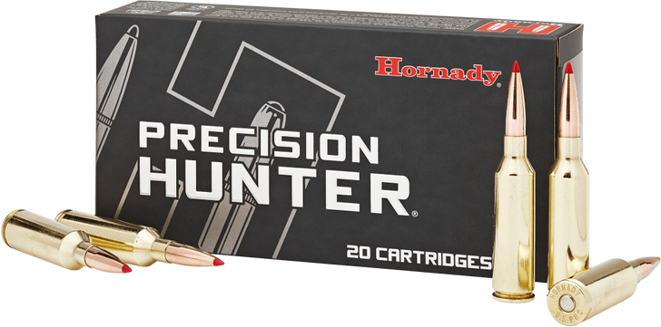 Hornady Precision Hunter 6.5mm PRC 143 Grain Extremely Low Drag - EXpanding Brass Cased - Rifle Ammo - 20RD Box - 81621
