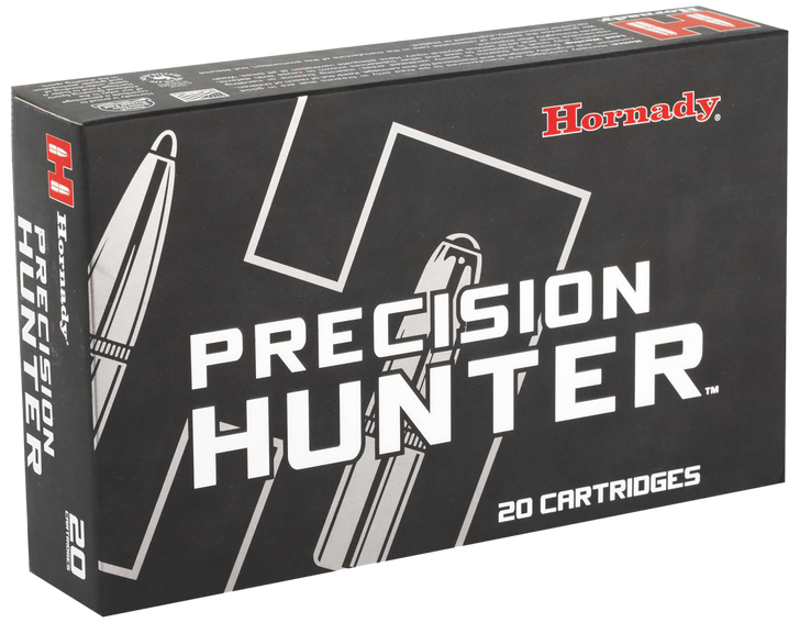 Hornady Precision Hunter .338 Win Mag 230 Grain Extremely Low Drag - EXpanding Brass Cased - Rifle Ammo - 20RD Box - 82222