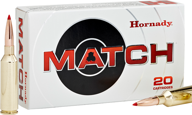 Hornady Match 6.5mm PRC 147 Grain Extremely Low Drag Match Brass Cased - Rifle Ammo