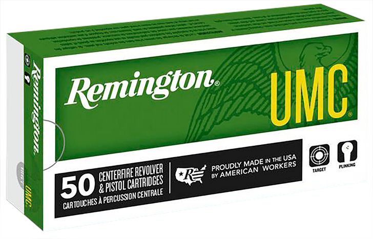Remington UMC .40 S&W 165 Grain - FMJ  -  - Pistol Ammo  -  50RD Box - 23746