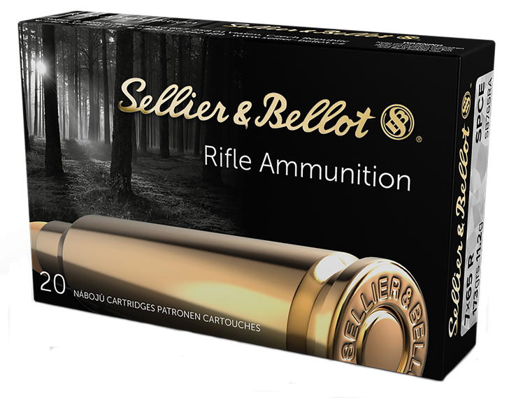 Sellier & Bellot 7x65R 173 Grain Soft Point Cut-Through Edge Rifle Ammo - 20RD Box - SB765RA