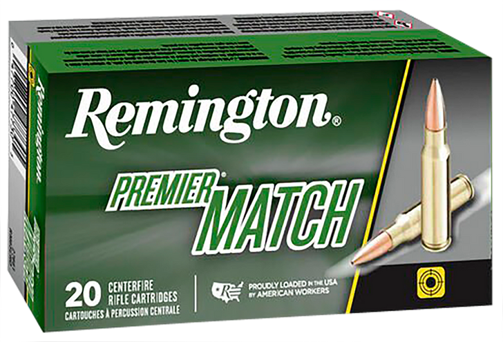 Remington Premier Match .300 AAC Blackout 125 Grain Sierra MatchKing Open Tip Match - Rifle Ammo 20RD Box 21503