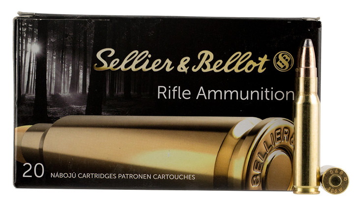 Sellier & Bellot 308 Winchester 180 Grain Soft Point Cut-Through Edge - Rifle Ammo - 20RD Box - SB308F