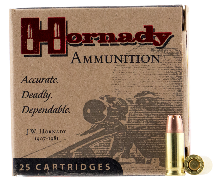 Hornady Custom .25 ACP 35 Grain EXtreme Terminal Performance Brass Cased  -  Pistol Ammo  -  25RD Box - 90012
