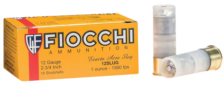 Fiocchi Extrema Aero 12 Gauge 2.75 1 Oz - Shotgun Ammo - 10 Rounds - 12FSLUG