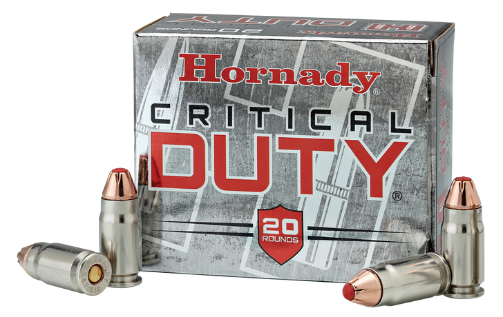 Hornady Critical Duty ..357 SIG 135 Grain FlexLock Brass Cased  -  Pistol Ammo  -  20RD Box - 91296
