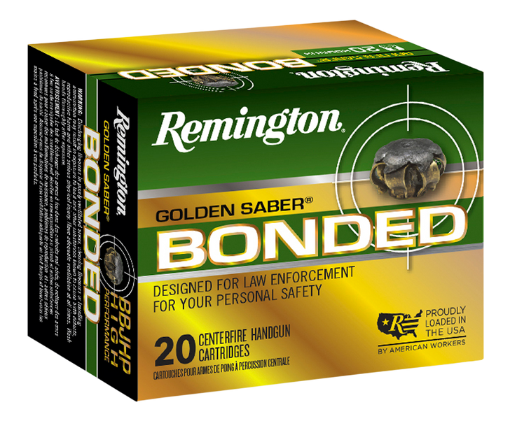 Remington Golden Saber Bonded .45 ACP 185 Grain Bonded - JHP  -  - Pistol Ammo  -  20RD Box - 29325