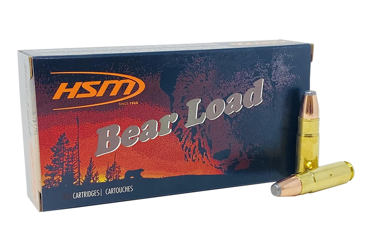 HSM Bear Load - .458 SOCOM 350 Gr Jacketed Flat Point JFP - 20RD Box