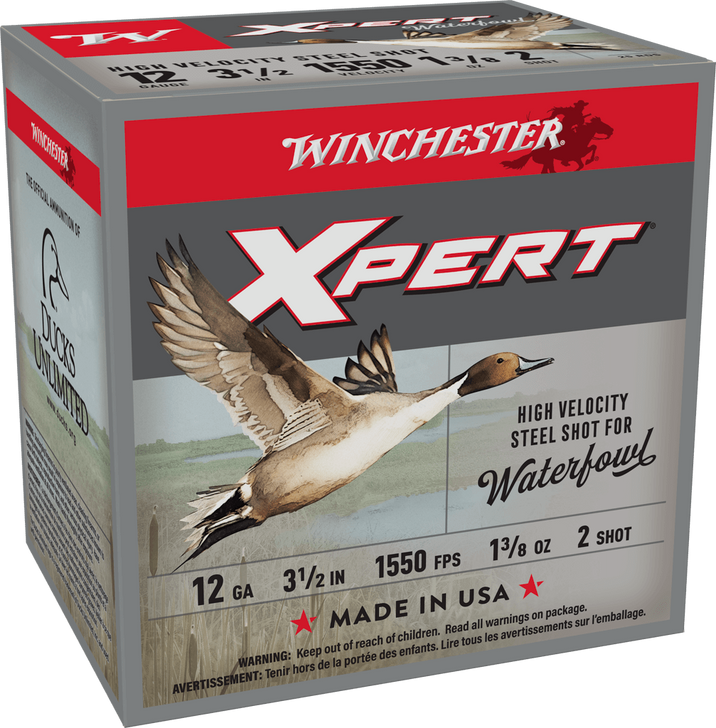 Winchester Super-X Shotshell 12 Gauge 1 3/8 Oz 3.5in - Shotgun Ammo - 25RD Box - WEX12L2
