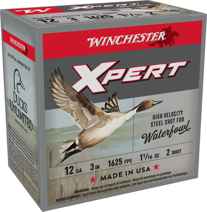 Winchester Super-X Shotshell 12 Gauge 1 1/16 Oz 3in - Shotgun Ammo - 25RD Box - WEX123M2