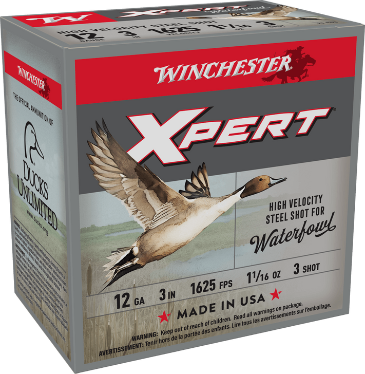 Winchester Super-X Shotshell 12 Gauge 1 1/16 Oz 3in - Shotgun Ammo - 25RD Box - WEX123M3