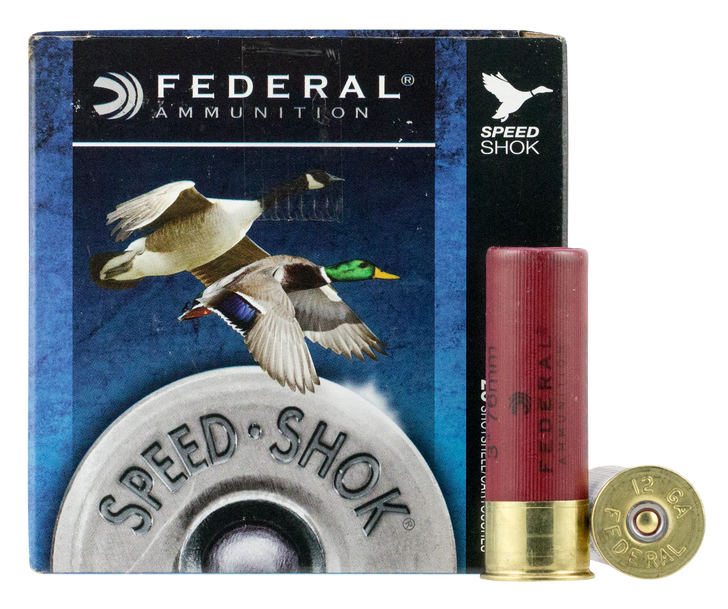 Federal Speed Shok 12 Gauge 1 1/4oz Speed Shok - Shotgun Ammo - 1450 FPS - 1 Shot - 25RD Box - WF142 1