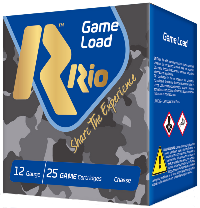 RIO  -  SG328 Game Load Super Game High Velocity 12 Gauge 2.75 1-1/8 Oz