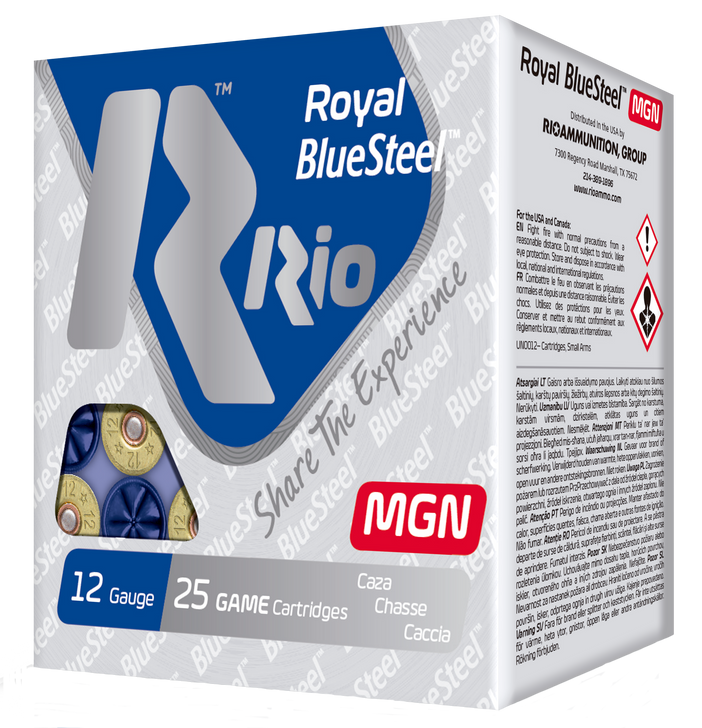 RIO  -  RBSM363 Royal BlueSteel Magnum 12 Gauge 3 1-1/4 Oz 3 Shot 25 Bx/