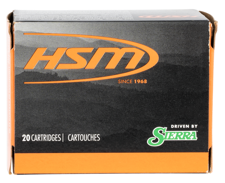 HSM -  .44 Remington Magnum 300 Grain Soft Point Brass Cased - Pistol Ammo  -  20RD Box