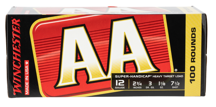 Winchester Ammo AA Target 12 Gauge 2 3/4 Length 1 1/8 Oz 7.5 Shot Centerfire  -  - 100 per Box