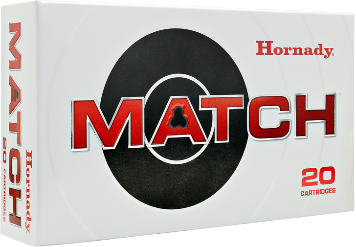 Hornady Match 6mm ARC 108 Grain Extremely Low Drag Match Brass Cased - Rifle Ammo - 20RD Box - 81608