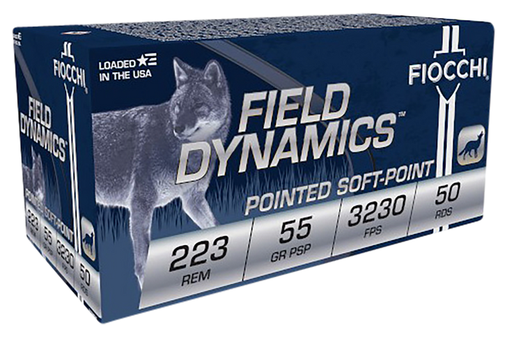 Fiocchi Field Dynamics .223 Remington 55 Grain PSP  - 50RD Box - 223B50