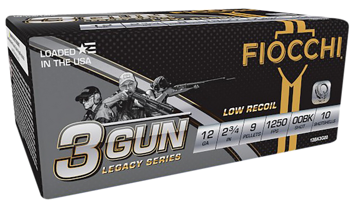 Fiocchi Low Recoil 12 Gauge 9oz 2.75in 00BK Shot Shotgun Ammo - 10RD Box - 12BK3G00