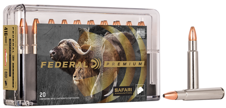 Federal Premium, Fed P416sa         416rig  400 Swafr         20/10