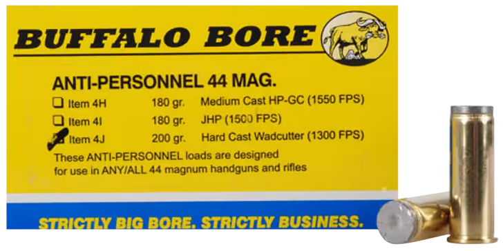 Buffalo Bore Ammunition Anti-personnel, Bba 4j/20     44rm        200 Hc Wc Ap       20/12