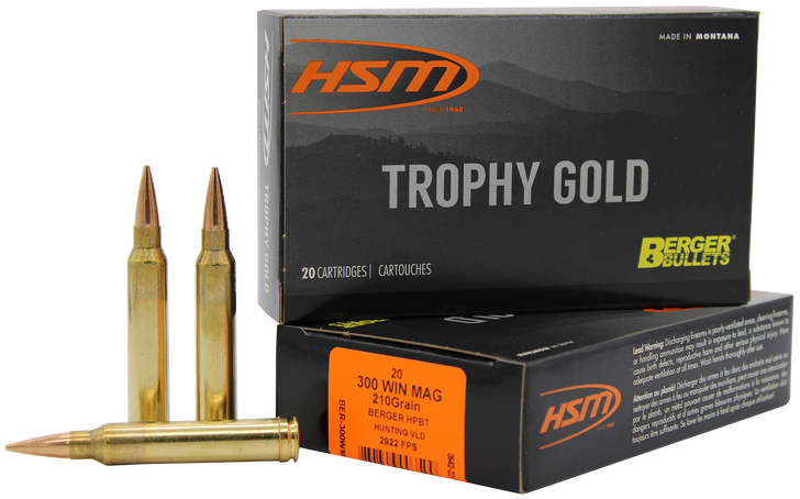 Hsm Trophy Gold, Hsm 300wm210vld  300win  210 Vld             20/20