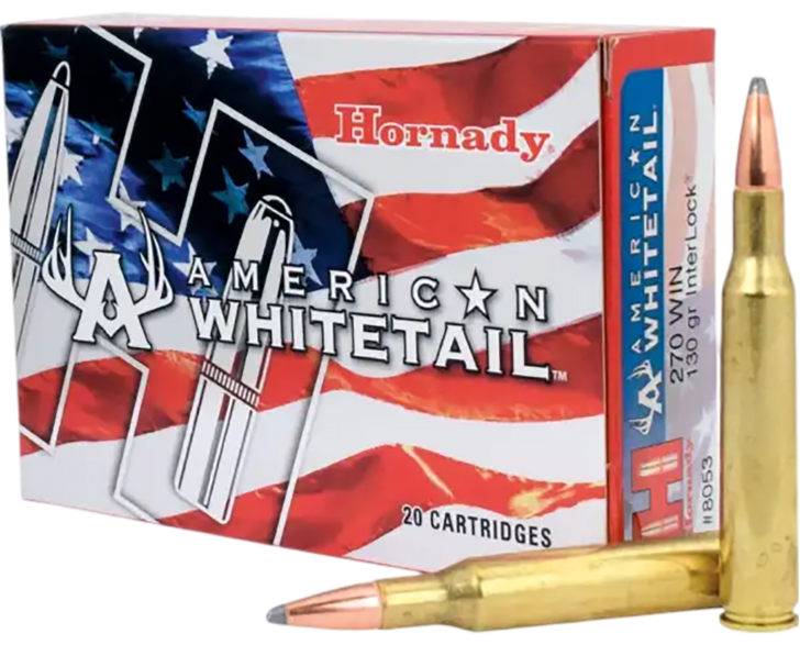 Hornady American Whitetail, Horn*8053   Am Whtl 270       130 Sp         20/10