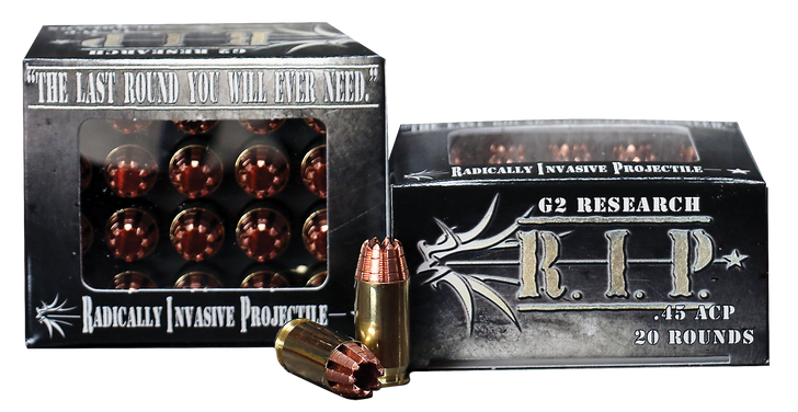 G2 Research RIP 45ACP 162gr Lead Free California Certified Nonlead - G00002 - 20rd
