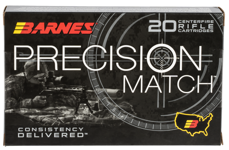 Barnes Bullets Precision Match, Brns 30728 Bb338lmm1    338lap 300 Omtbt     20/10