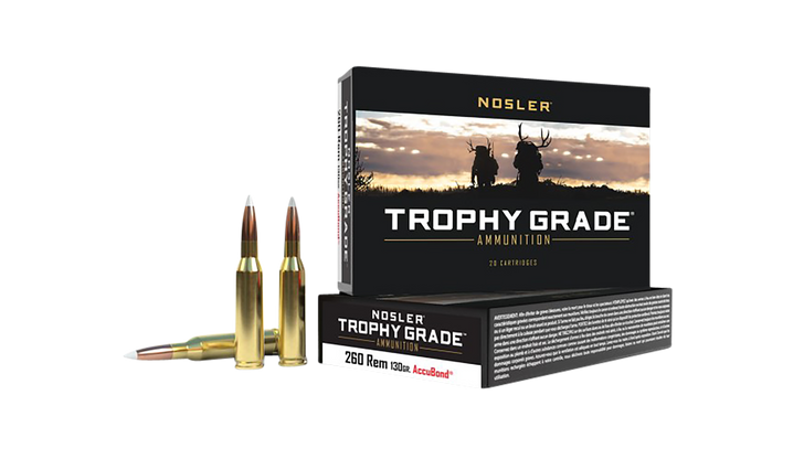 Nosler Trophy Grade 260 Remington 130gr AccuBond - 60024 - 20rd
