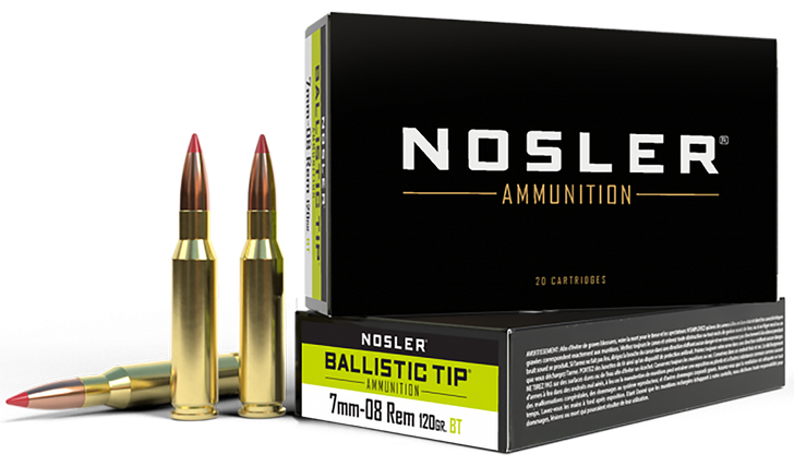 Nosler Ballistic Tip, Nos 40060 Trophy 7mm08    120 Bt             20/10