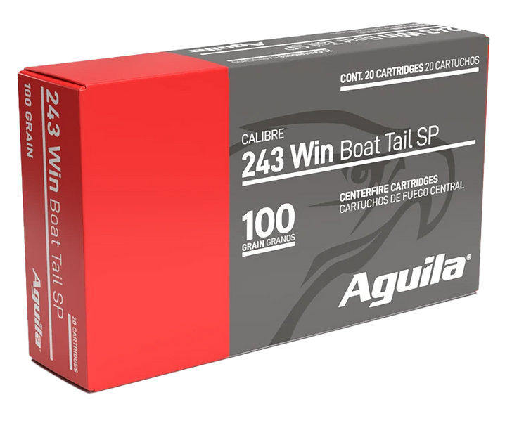 Aguila Rifle 243 Winchester 100gr SP - 8047AG - 20rd