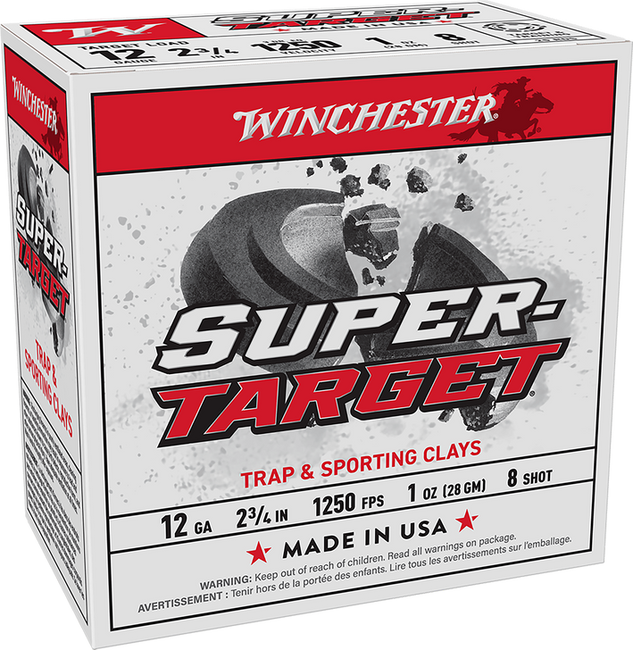 Winchester Ammo Super-target, Win Trgt12508  Sup Tgt     12 2.75 8     1oz 25/10